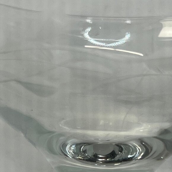 Vintage Etched Champagne Coupe Glasses Set of 6 Clear Stemware Barware - Picture 3 of 3